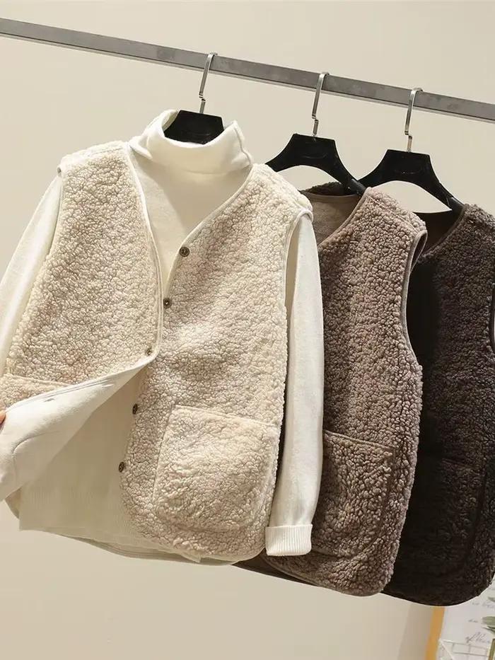 Coréen nouveaux gilets 2025 printemps automne gilet femmes
