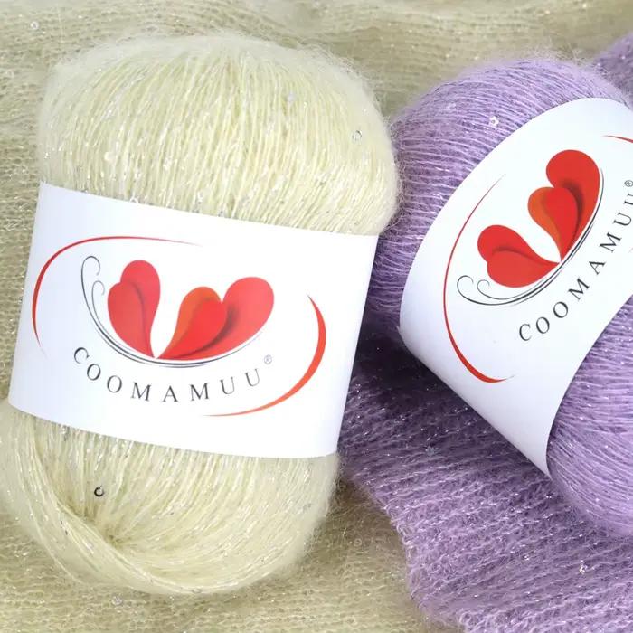 Fil à paillettes Mohair pour femmes