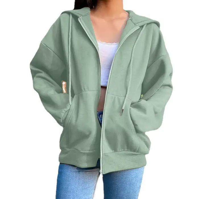 Sweat-shirt à capuche en peluche pour femmes