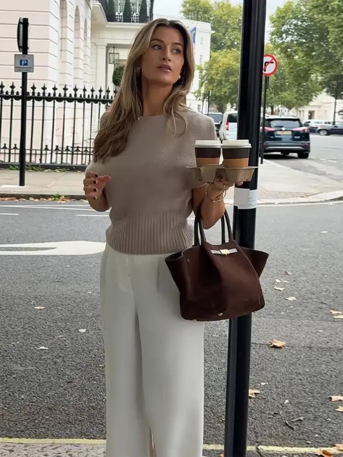 Gilet en tricot pour femme