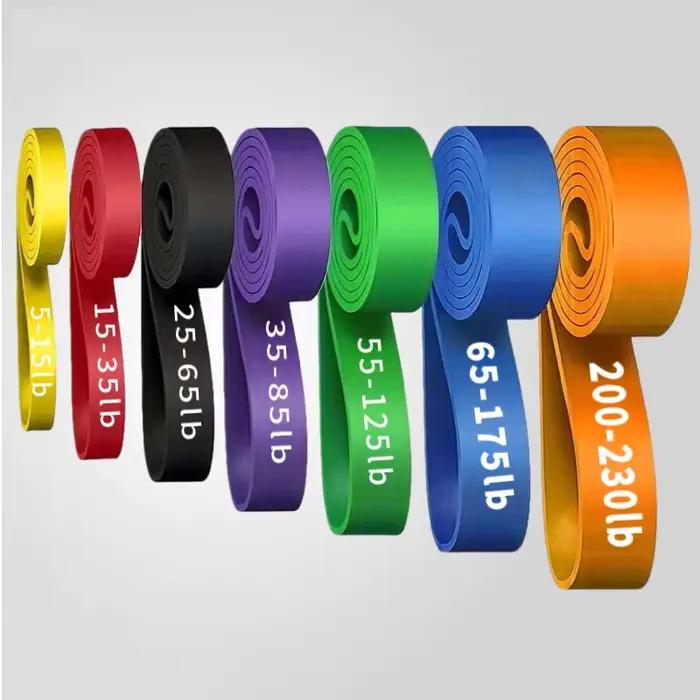 Bande de résistance robuste, ceinture élastique en Latex, aide à la traction pour l'entraînement Pilates, Fitness, exercice corporel en forme de gymnastique à domicile