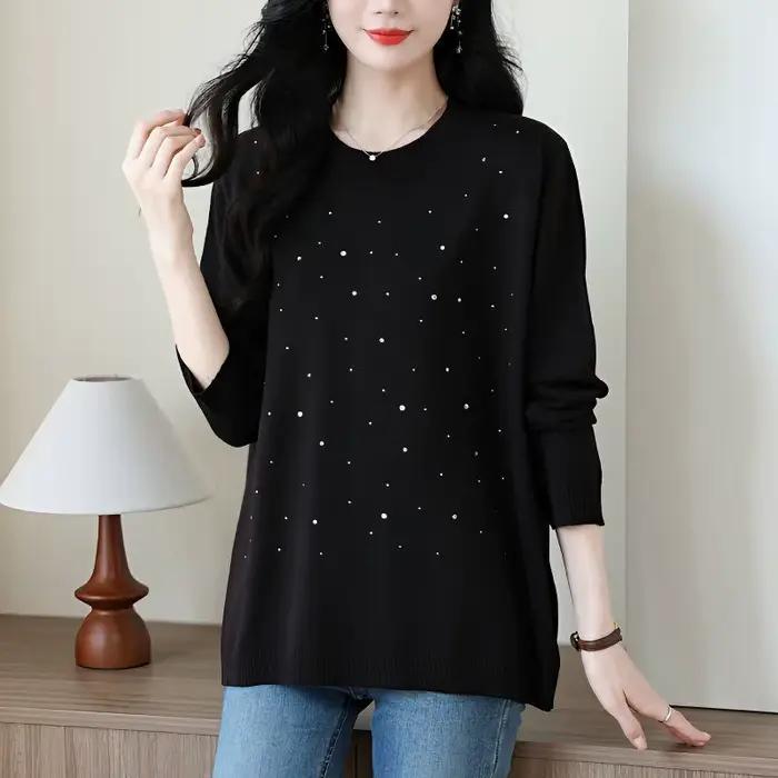 Pull à col rond pour femmes