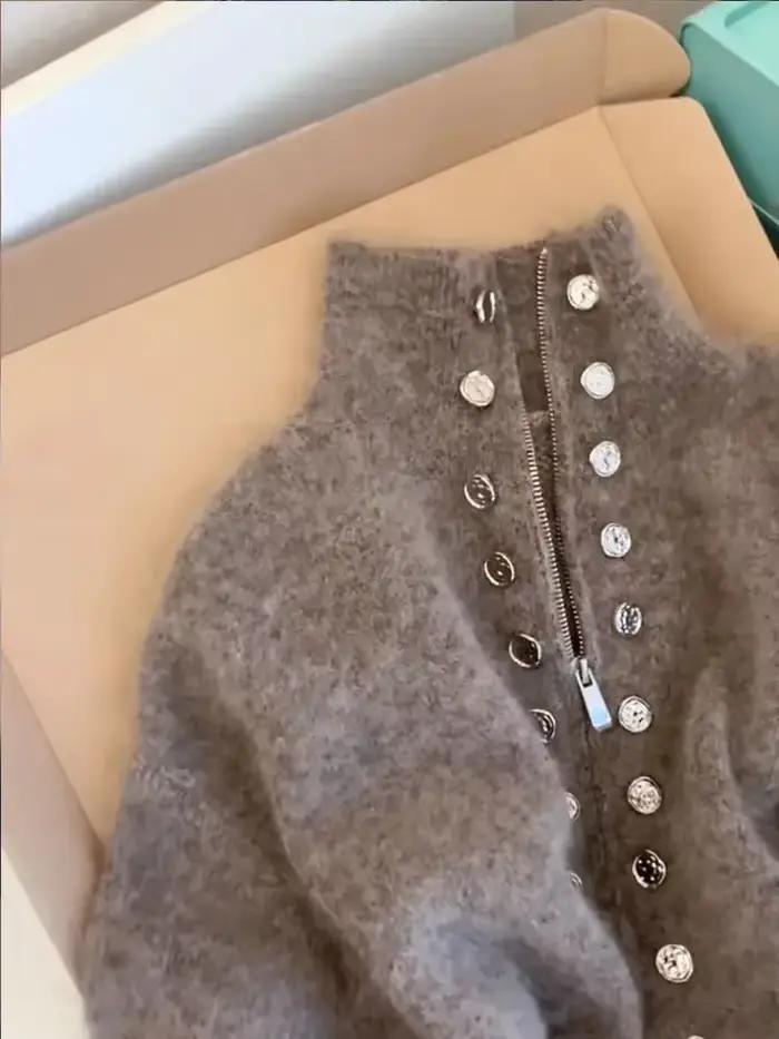 Cardigan moelleux de luxe pour femme