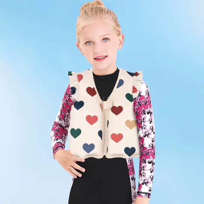 Gilet de natation pour enfants, gilet d'entraînement de natation, mignon, aide à la natation, vêtements de flottabilité, flotteurs de dessin animé, maillot de bain de flottabilité pour garçons et fill