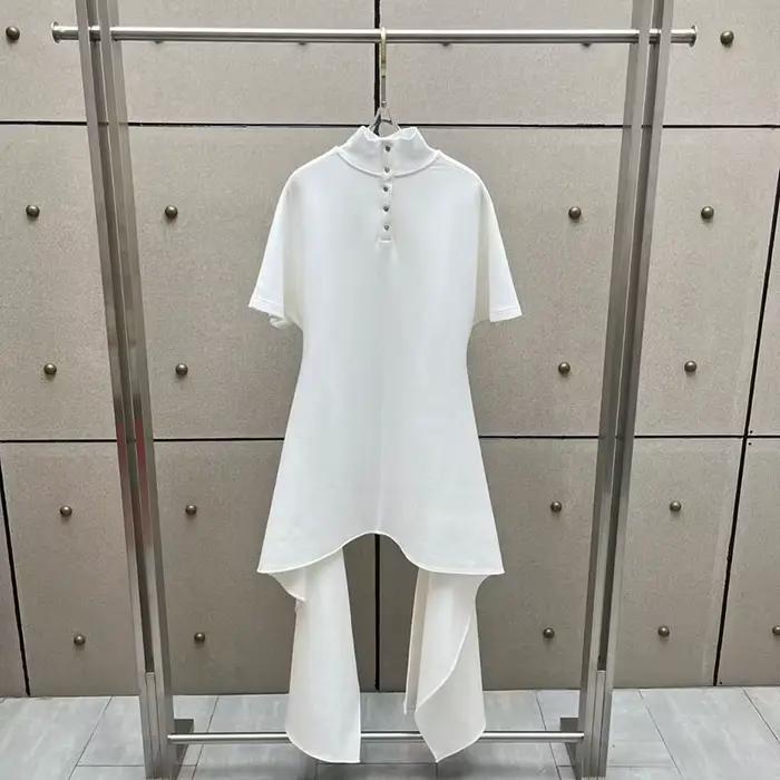 T-shirt à col montant pour femme