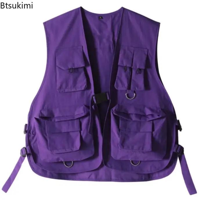 Gilets Cargo multi-poches pour hommes et femmes