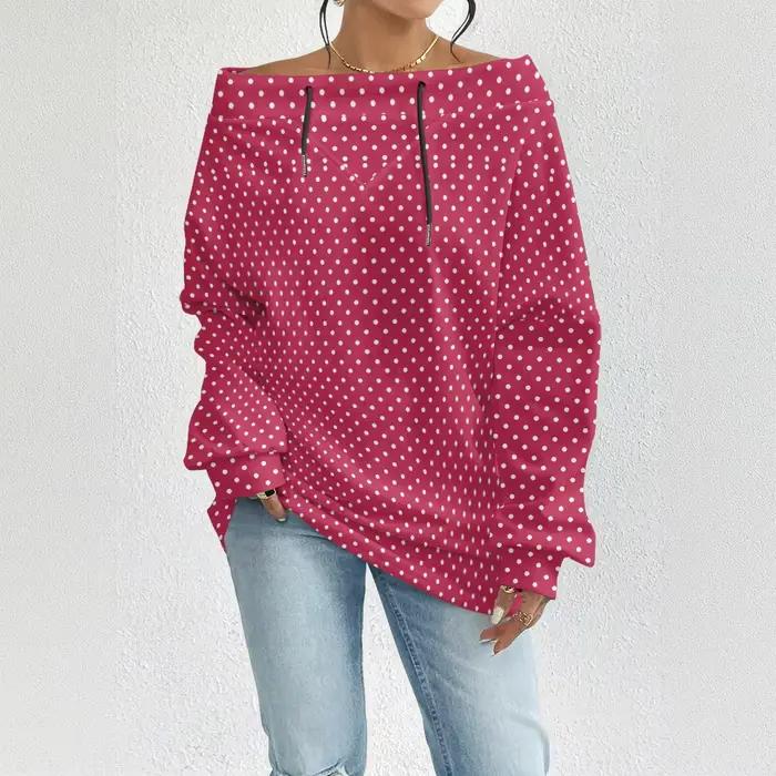 Sweat-shirt Sexy rose vif pour femmes
