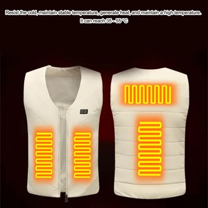 Gilet d'extérieur chauffant