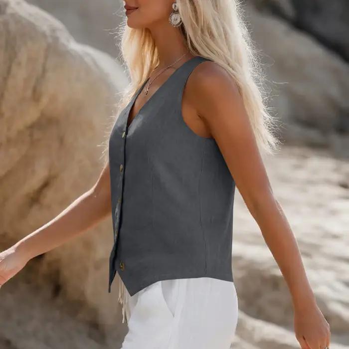 Gilets d'été décontractés pour femmes