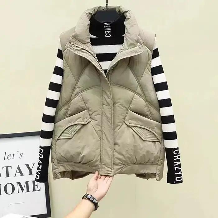 Gilet bouffant chaud pour femme