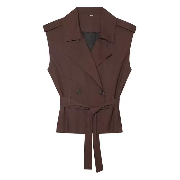 Gilets pour femmes tendance avec ceinture