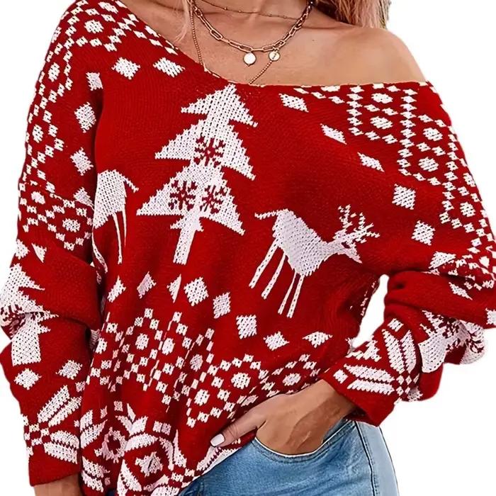 Pull irrégulier à col en v