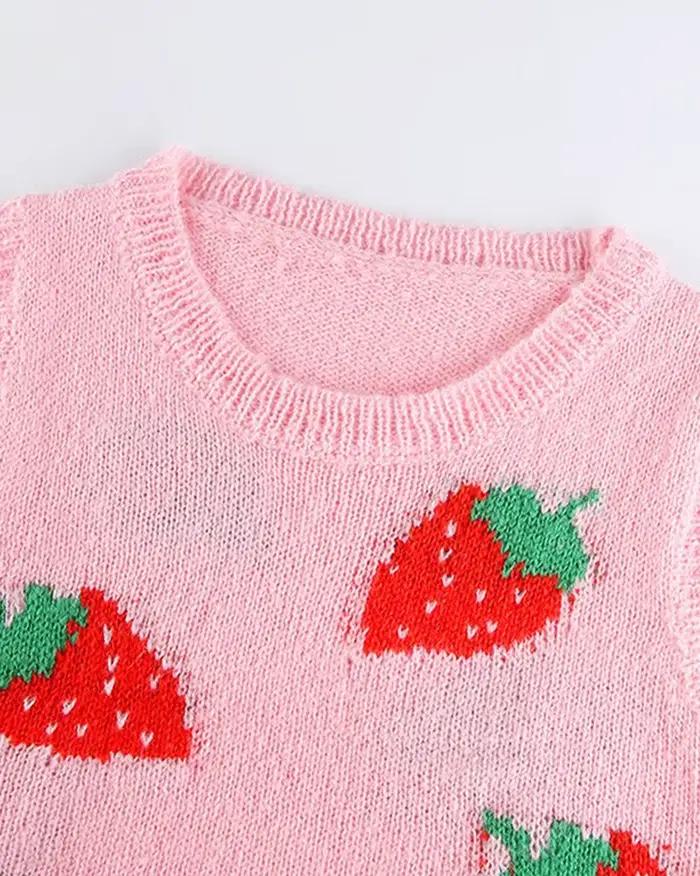 Pull en fibre douce avec glaçure pour femme