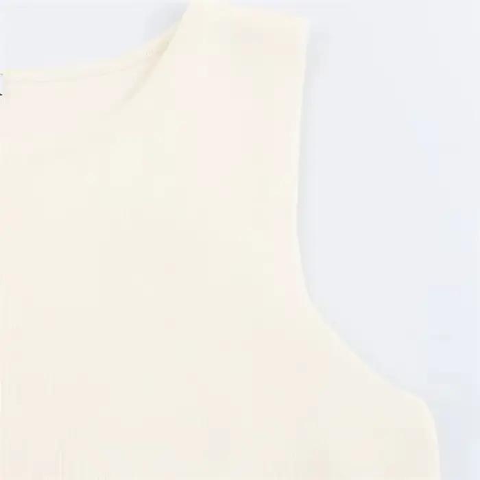 Gilet Mujer en polyester solide pour femmes style high street élégant pour l'été occasions variées