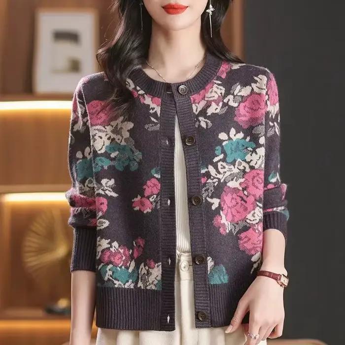 Cardigan tricoté pour femmes