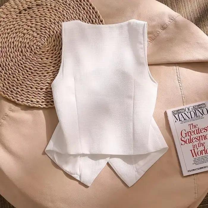 Gilet Camisole blanc pour femmes