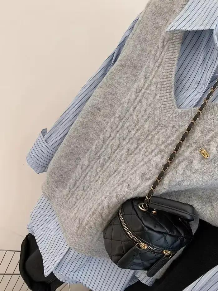 Pull à col en v pour femmes