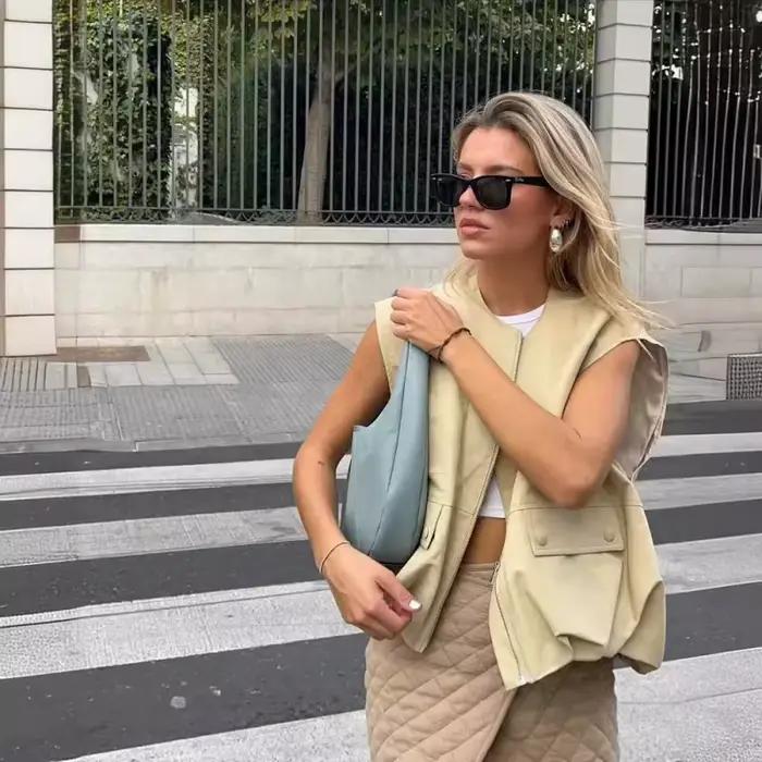 Gilet court pour femmes