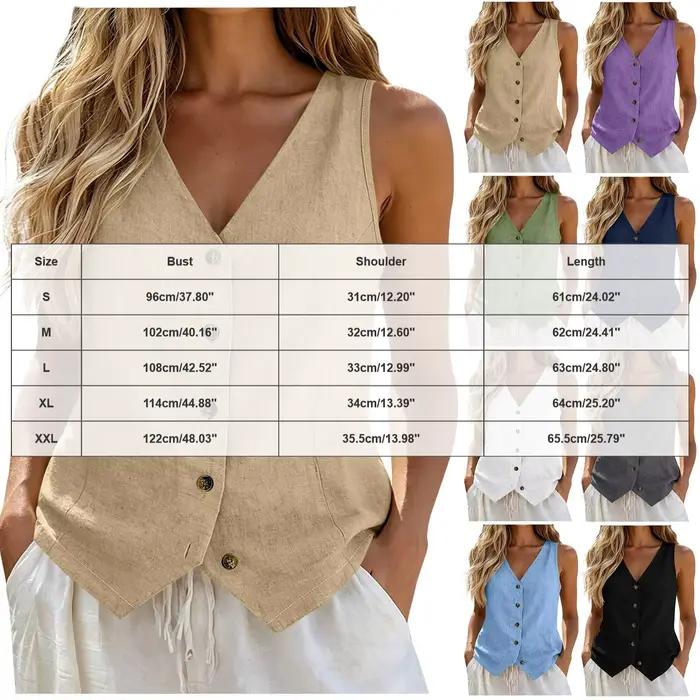 Gilets d'été décontractés pour femmes