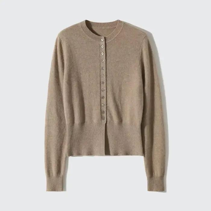 Cardigan court pour femme