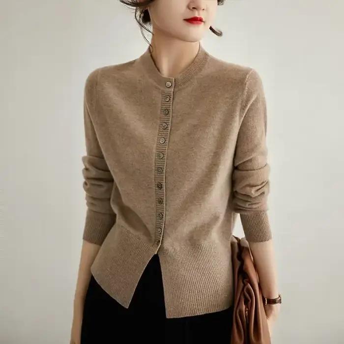 Cardigan court pour femme