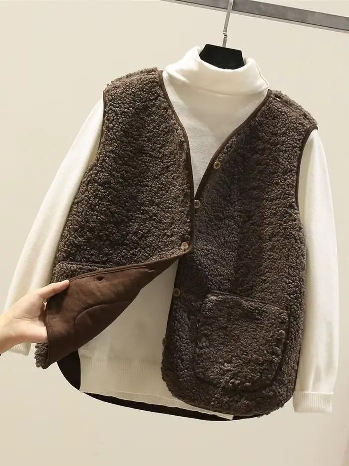 Coréen nouveaux gilets 2025 printemps automne gilet femmes
