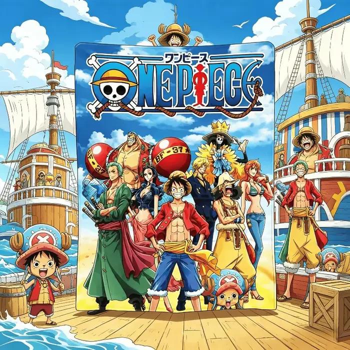 Couverture polaire Luffy Anime