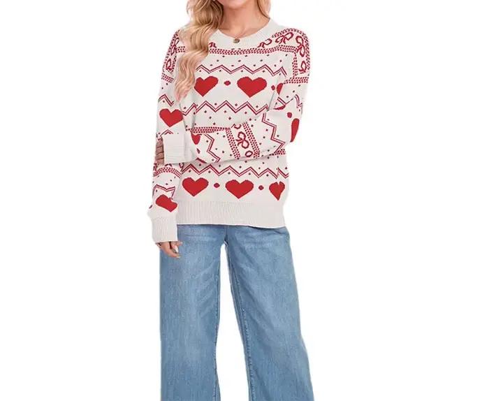 Pull d'amour européen et américain pour femme