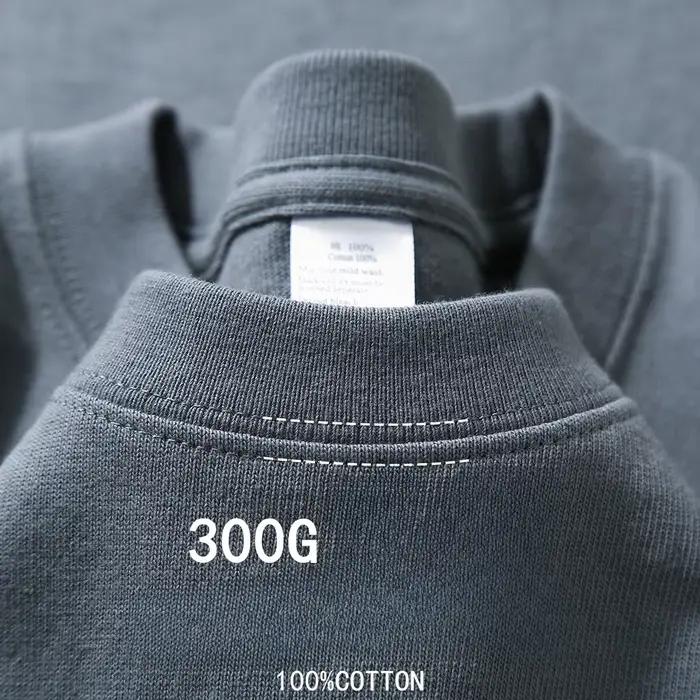 T-shirt à manches courtes en coton épais