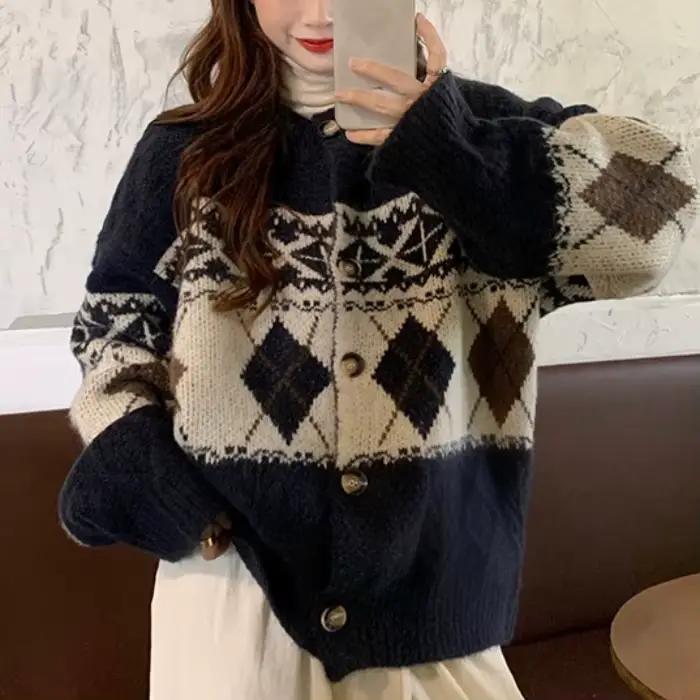 Cardigan tricoté pour femmes
