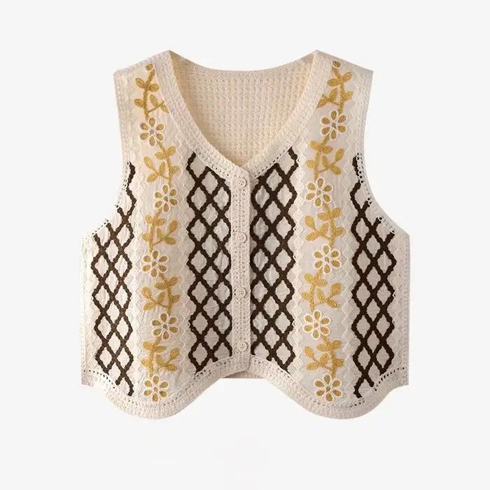 Gilet en Crochet pour femme