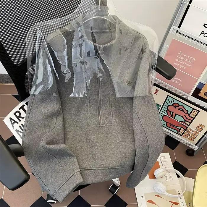 Sweat-shirt à col montant pour hommes
