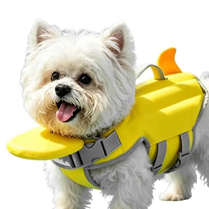 Gilet de natation pour chien, vêtements imperméables et respirants, veste flottante pour chiot, petit et moyen animal de compagnie, piscine, extérieur, lac, rivière