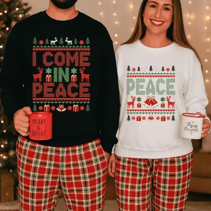 Pull de noël moche pour Couples assortis