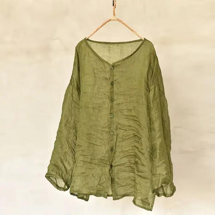 Cardigan fin à col rond pour femmes