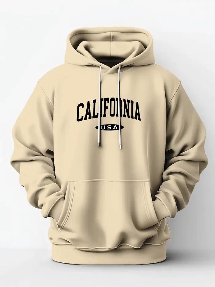 Sweat à capuche California avec poche avant
