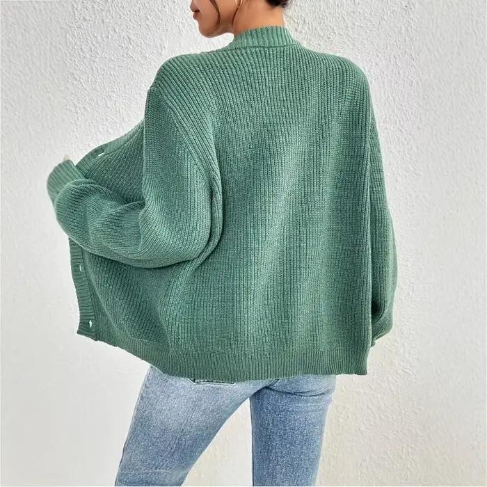 Cardigan à col en v pour femme