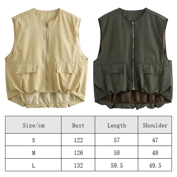 Gilet court pour femmes