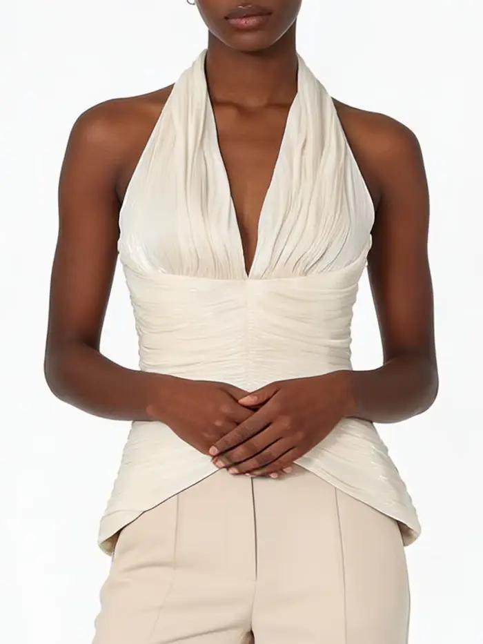 VGH Gilet court amincissant sexy pour femmes