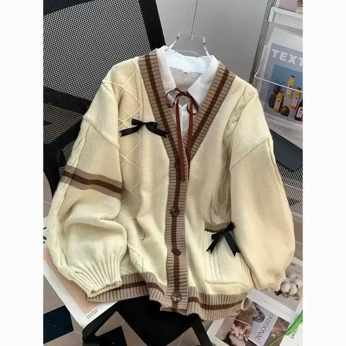 Gilet en tricot ample pour femme