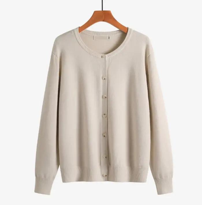 Cardigan en cachemire léger pour femme