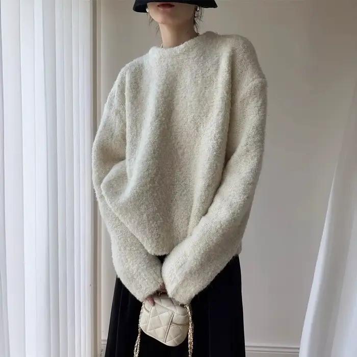 2025 automne et hiver pull col rond