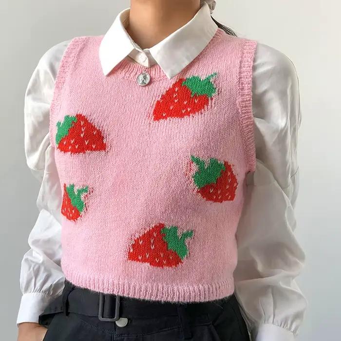 Pull en fibre douce avec glaçure pour femme