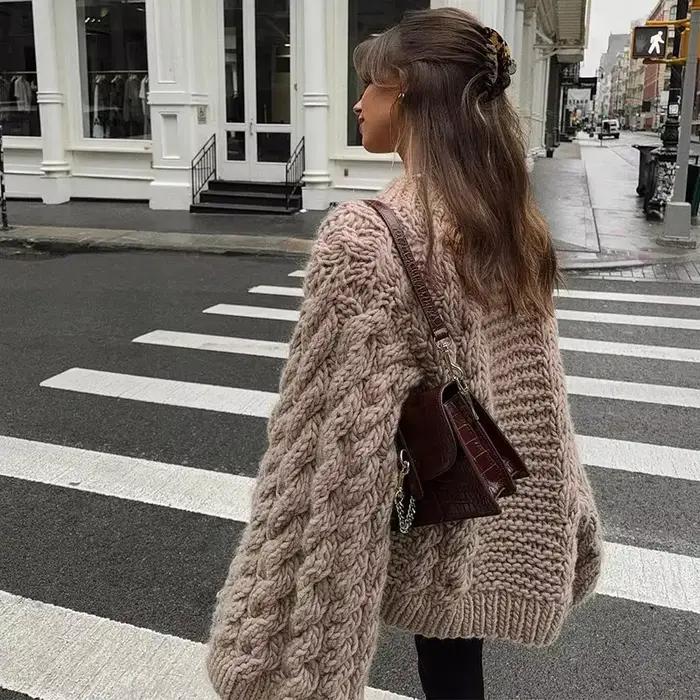 Pull à col rond pour femme