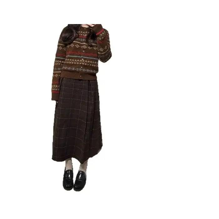 Design Sense – Cardigan en Jacquard pour femme