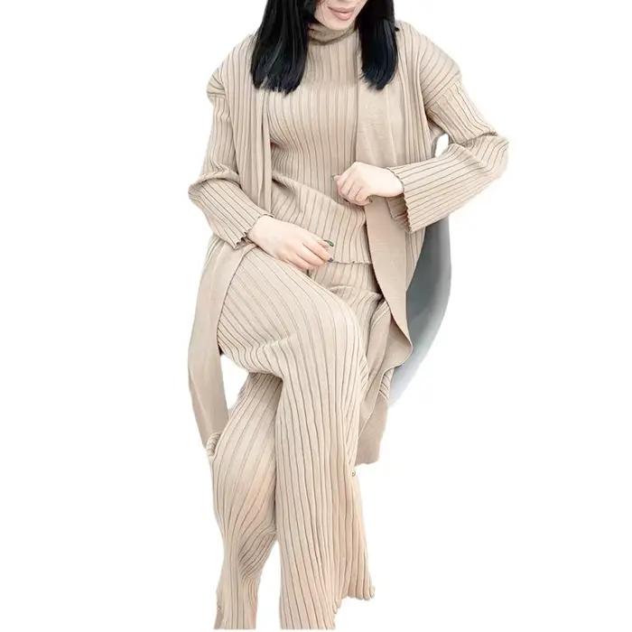Ensemble trois pièces Cardigan pour femmes