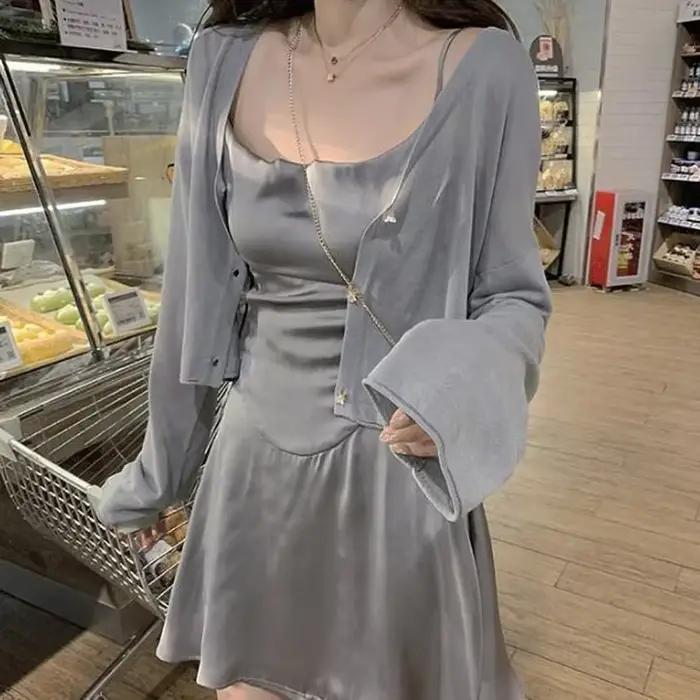 Cardigan court pour femme