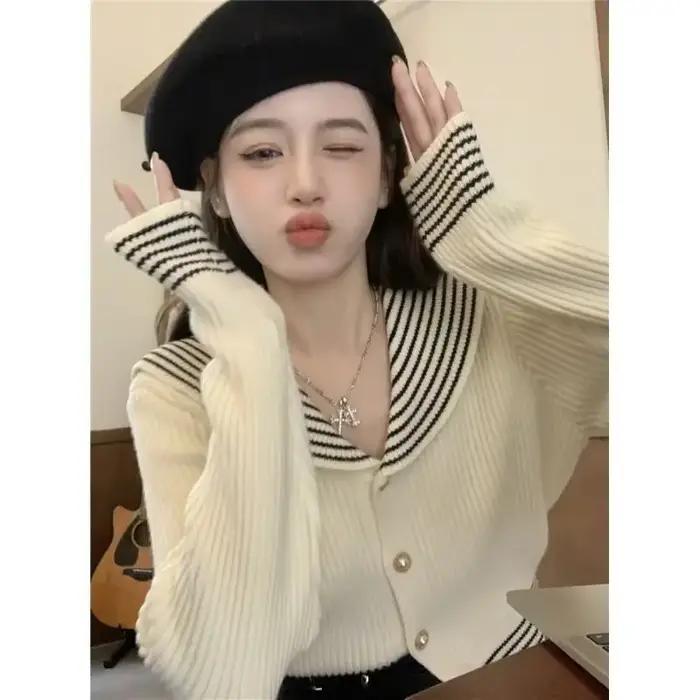 Cardigan tricoté à la mode pour femmes