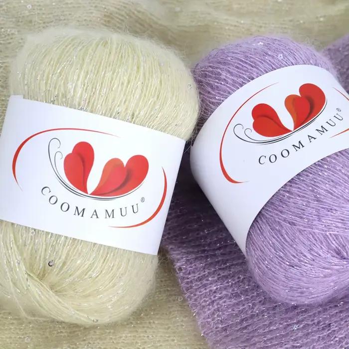 Fil à paillettes Mohair pour femmes