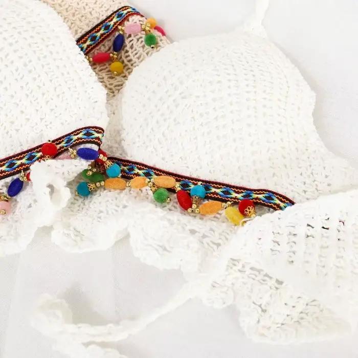 Camisole d'été sans manches en Crochet pour femmes